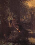 Jean Francois Millet Dafuni and Keluoi oil on canvas